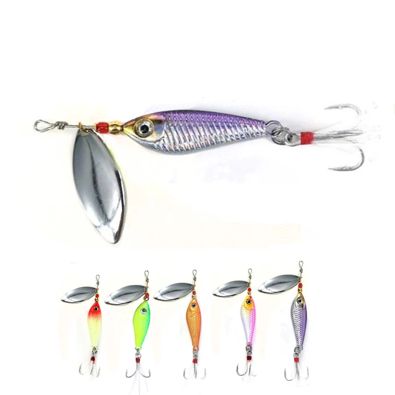 bass spinning lures THKFISH 4pcs Fishing Spinnerbaits Trout for Trout Crappie Northern Pike OEM 8g 11g 20g Bass