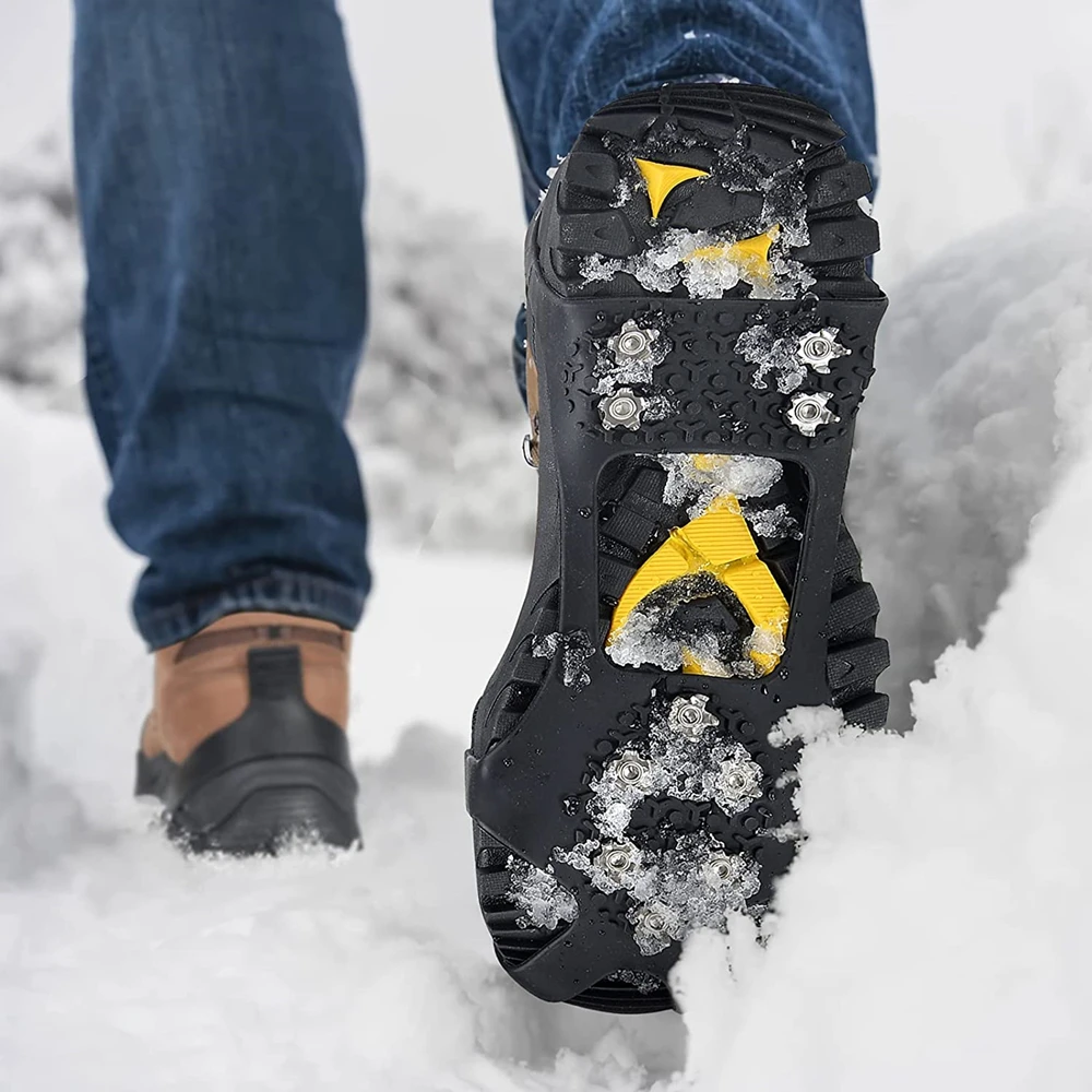 Ice & Snow Grips A Traction Cleat Anti Slip 10-Stud Crampons for Large 