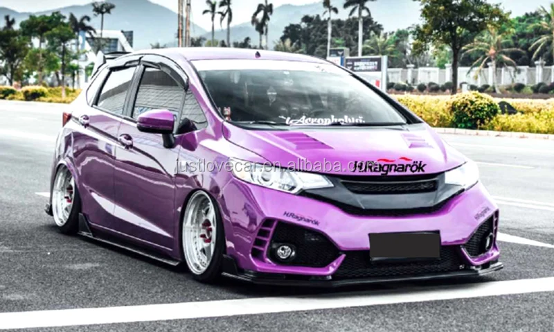 Car Body Kits Type R Style For Honda Jazz Fit Gk5 Front Bumper Rear Bumper Side Skirt 14 19 Buy Body Kit For Honda Gk5 Jazz Body Kit Jazz Front Bumper Product On Alibaba Com