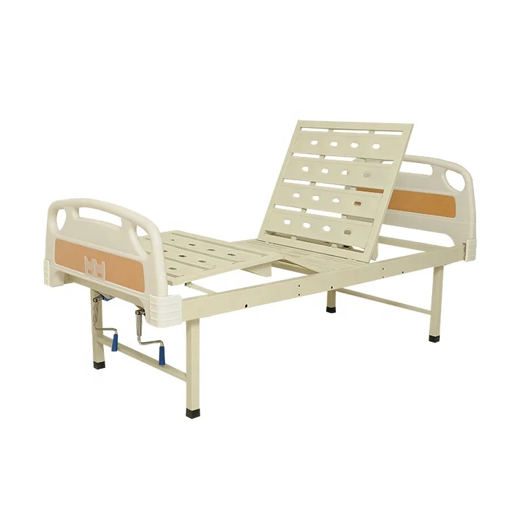 
ABS Two-function cheap nursing care bed 2 crank hospital bed 