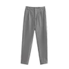 Basic design vintage black/white color office lady formal pants women pencil trousers
