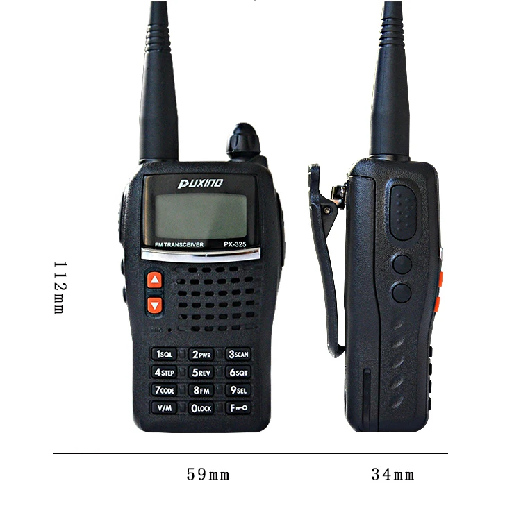 Puxing Portable Walkie Talkie Px-325 Made In China Commercial Walkie ...