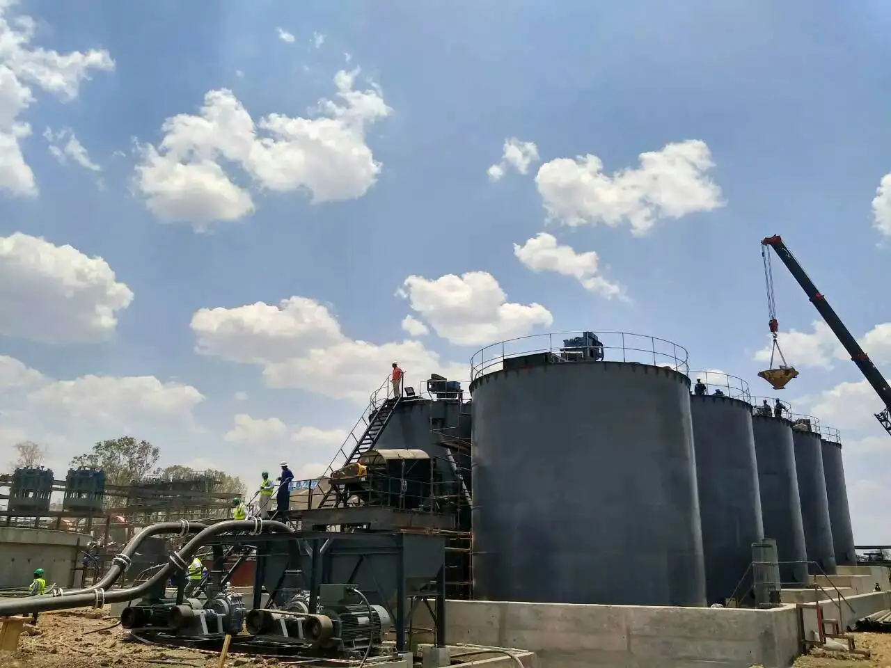 黄金选矿生产线