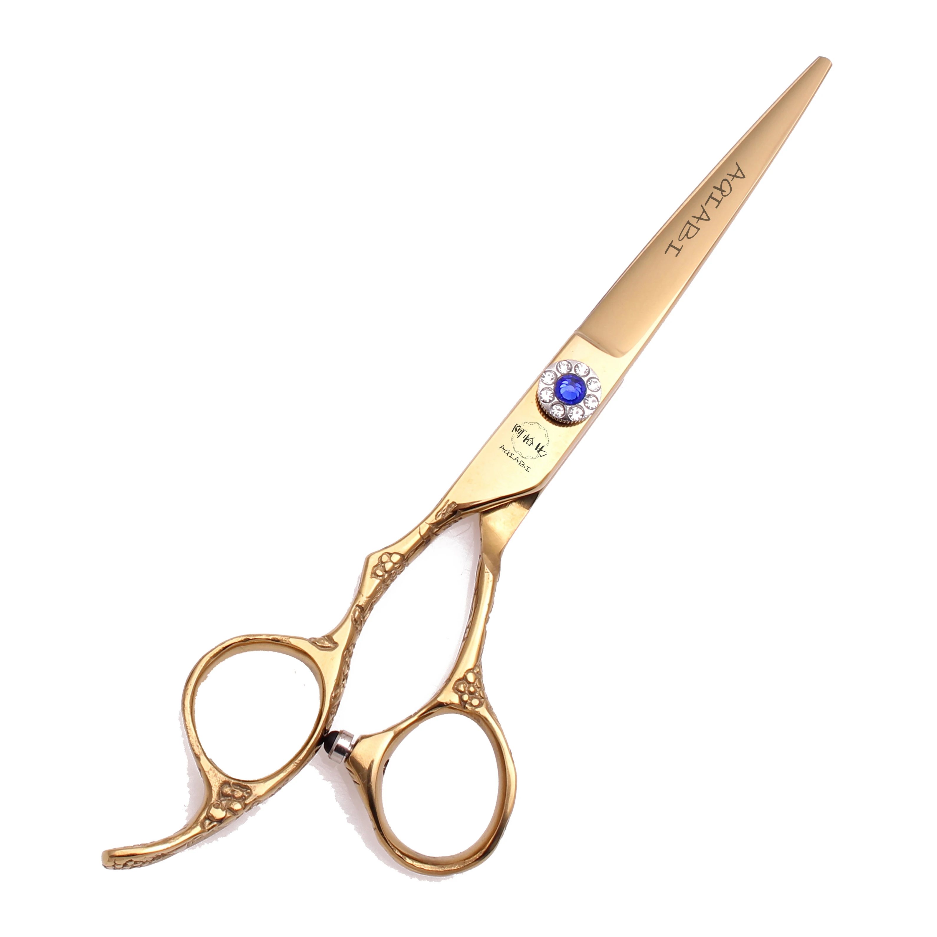 Left Hand Hair Cutting Scissors 5.5'' 6" Japanese Steel Barber Thinning