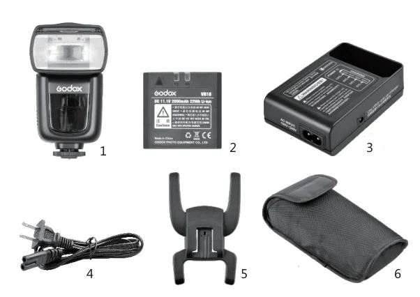 GODOX V850II Digital Photography Studio Universal Camera Speedlite Flash for Canon, Nikon, Pentax and Olympus Cameras