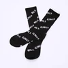 100% Cotton Custom Logo Fashion Top Quality Men Hip Hop athletic Socks