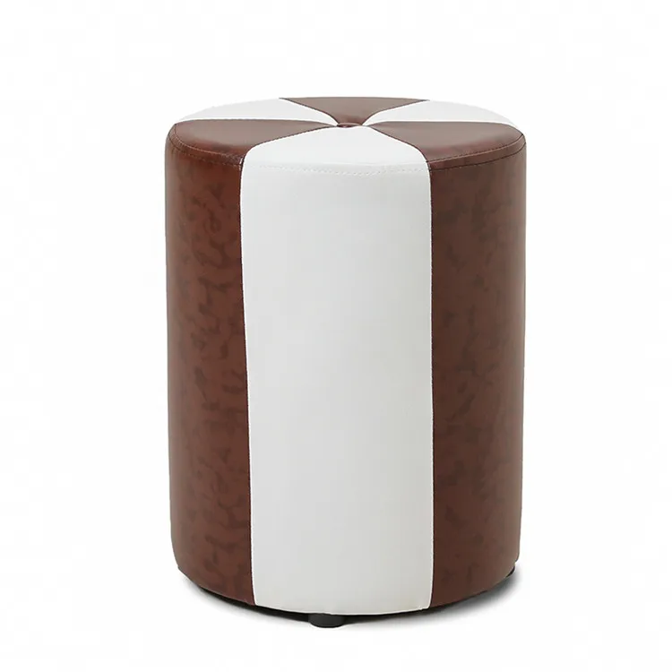 waterproofLeather pouf
