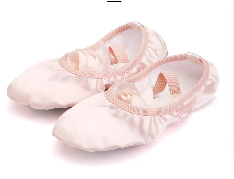 丝带芭蕾舞鞋室内高品质缎舞蹈软鞋底鞋专业舞者