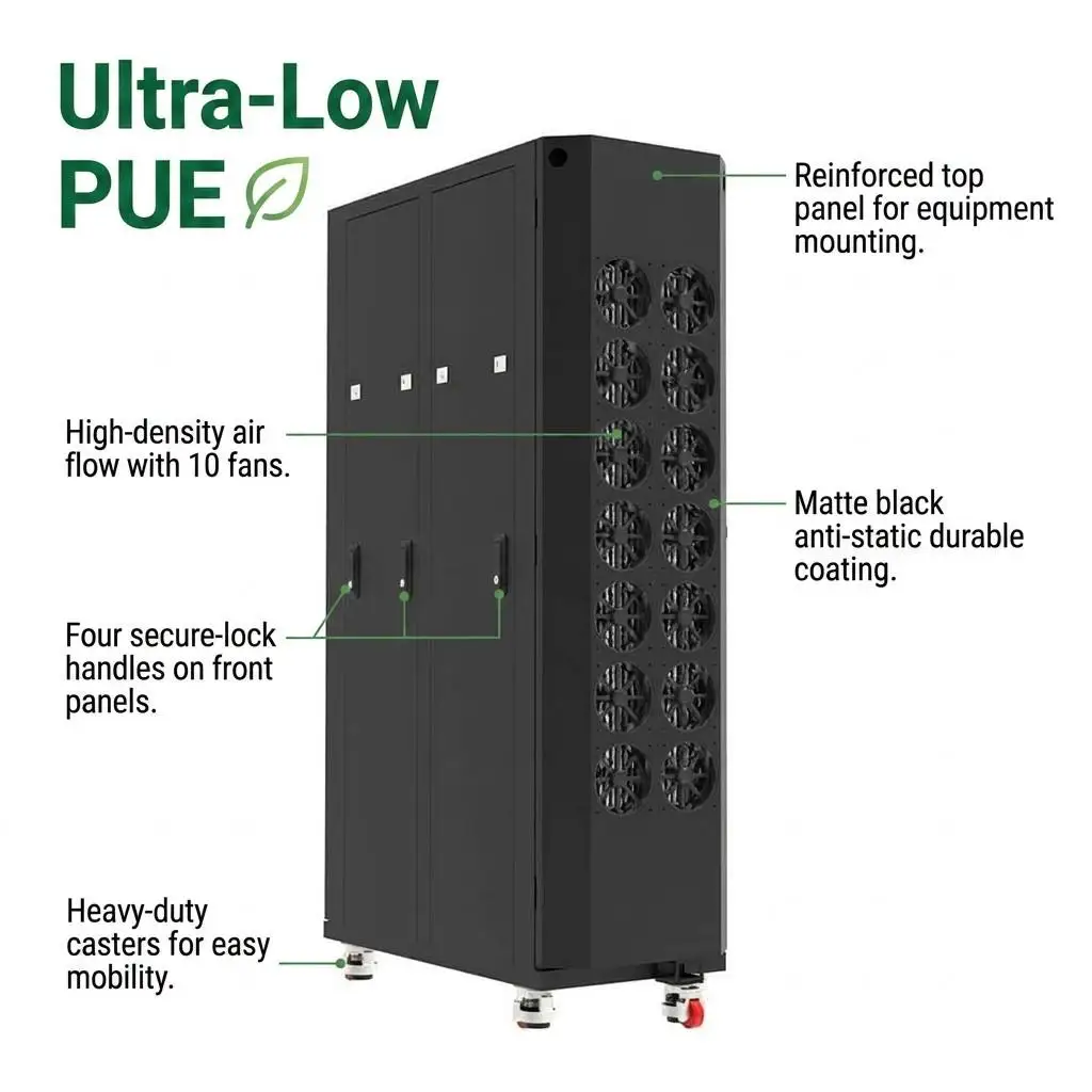 Server Cabinet Integrated Condenser, LIANLI, 48U - detail 12