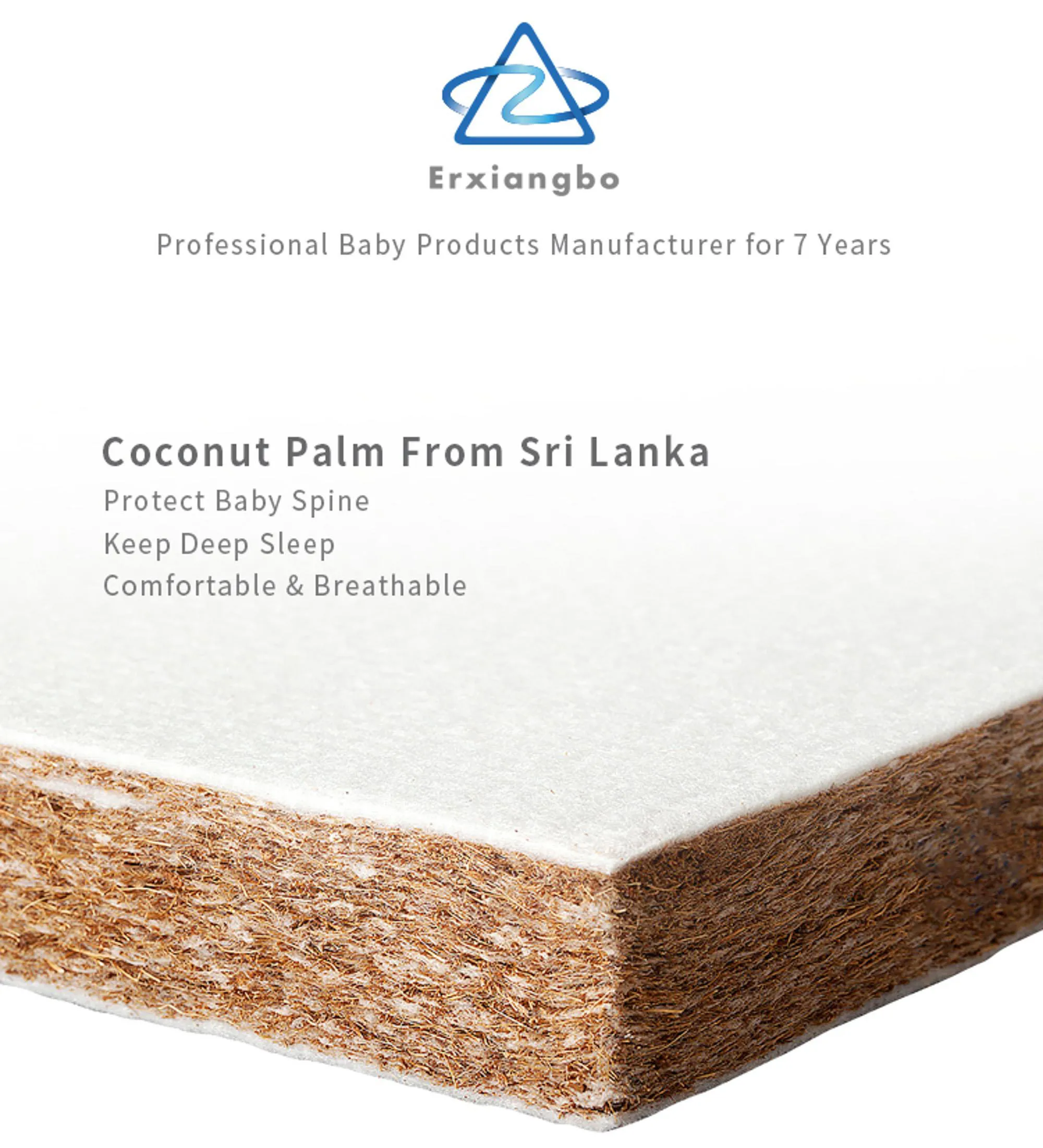 Small Size Coconut Baby Waterproof Bed Pad Washable Foam Memory Spring