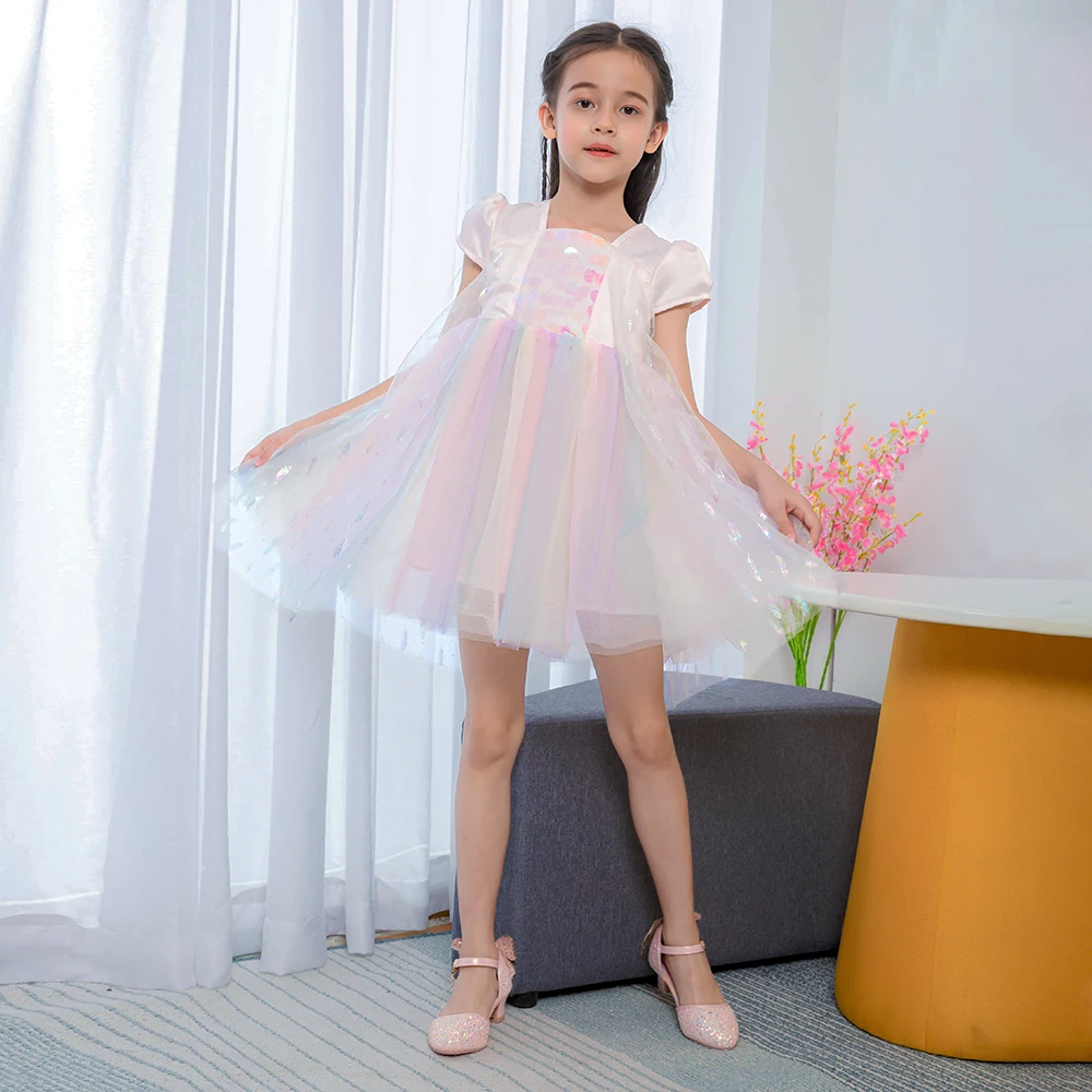 Baby Girl Fashion Clothes Formal Baby Sequins Luxury Communion Dresses