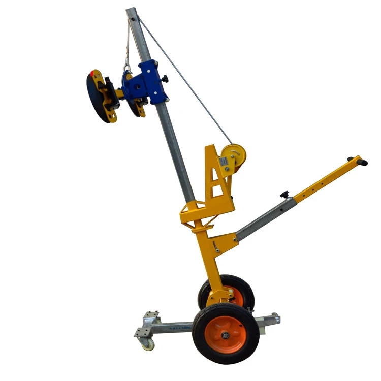 200kg Glass Vacuum Handling Trolley Manual Glass Lifting Equipment With