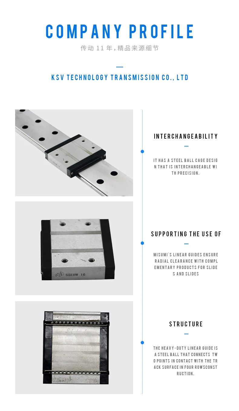 Japan Imported Misumi Linear Guide Rail Ssebw16 Ssebwv16 Ssebwz16