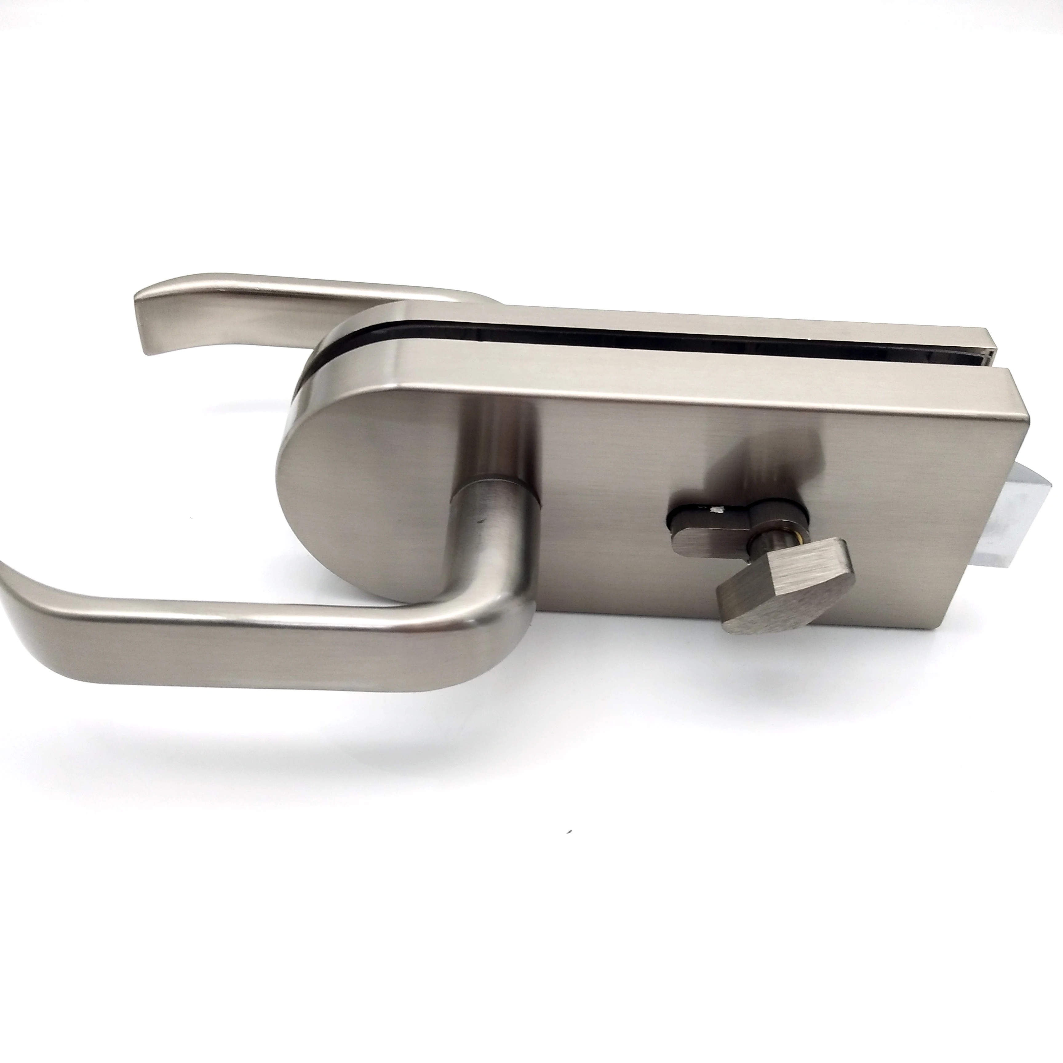Single Glass Door Handle Lock With Clamp Buy Glass Door Clamp With