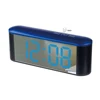 Multi color Mirror Surface Table LED Clock with Touch key for home deco
