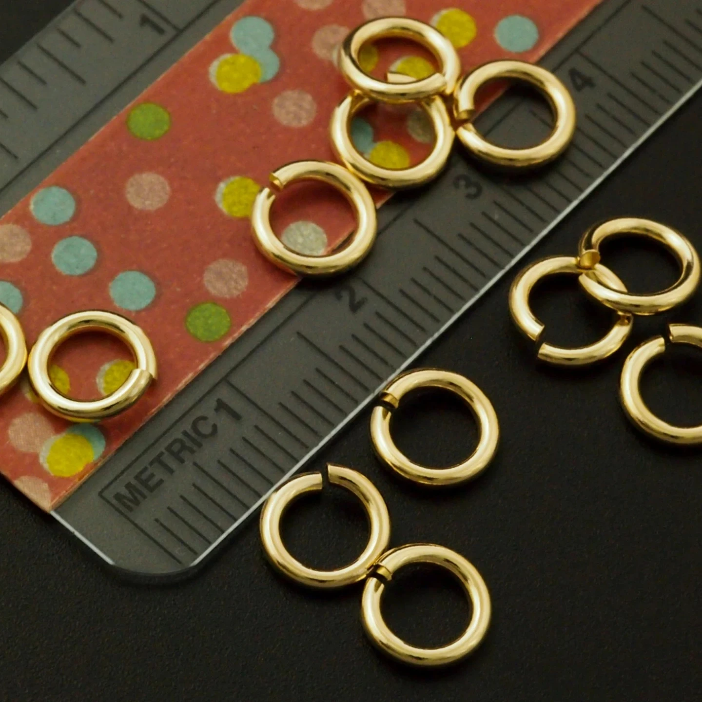 Gp Au585 Jump Rings Real Genuine 14k Solid Gold For Permanent Jewelry