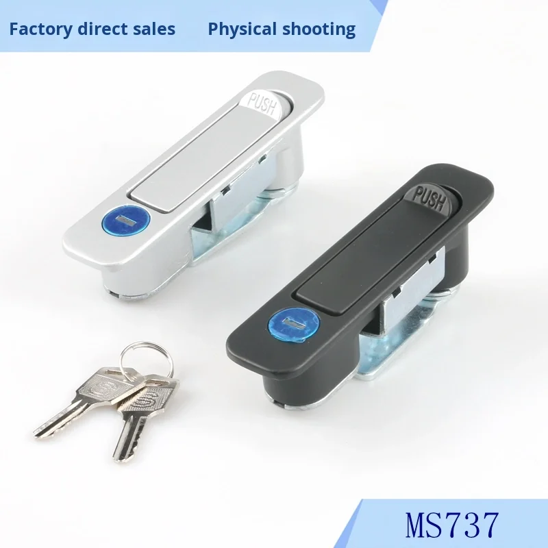 Ms737 6000 Series Alloy Plane Lock Open Control Cabinet Door Lock Main Cabinet Bounce Lock Industrial Cabinet Lock Equipment details