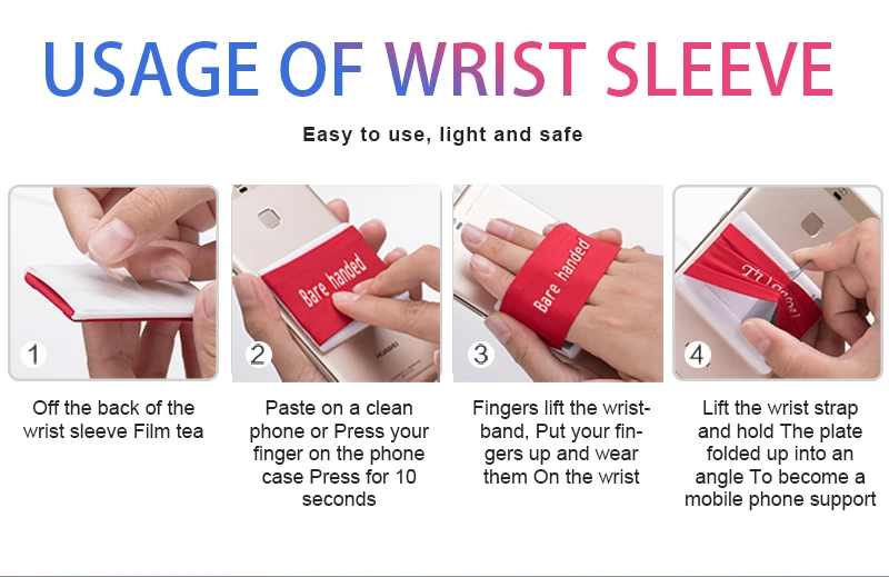 Wholesale New Arrival Portable Phone Wristband Holders Mobile Phone