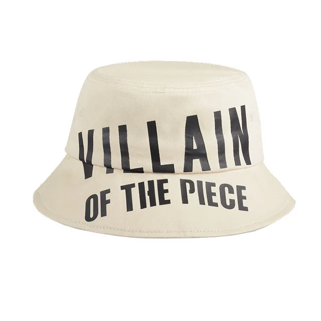
OEM Logo Large Fishing Golf Tennis Colorful White Eco Fabric Recycled Children Bucket Hat 