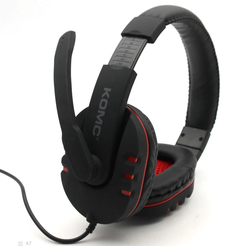 Komc K4 Gaming-Headset in Blau, entworfen für EIN immersives