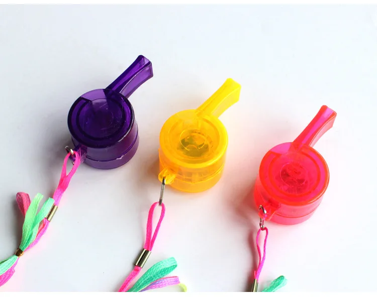Factory Directly Led Flashing Whistle Light Up Cheer Whistles Make
