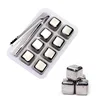 304 Stainless Steel Reusable Whiskey Stones Ice Cubes Chilling Rocks Vodka Cooler Wine Beer Cocktail Chiller Realand