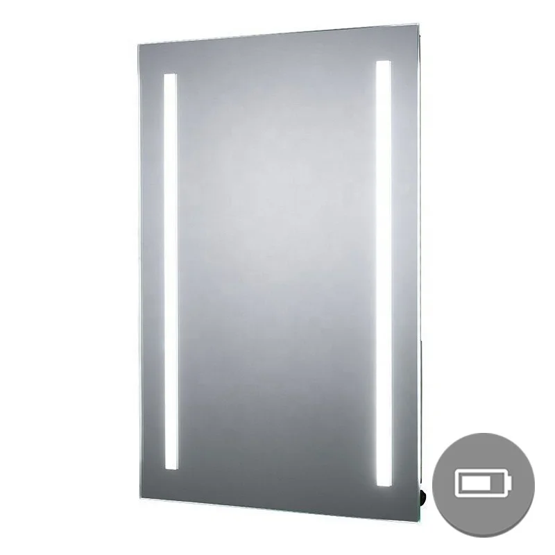Uk Design Battery Led Light Up Bathroom Mirror With Sensor Switch Buy
