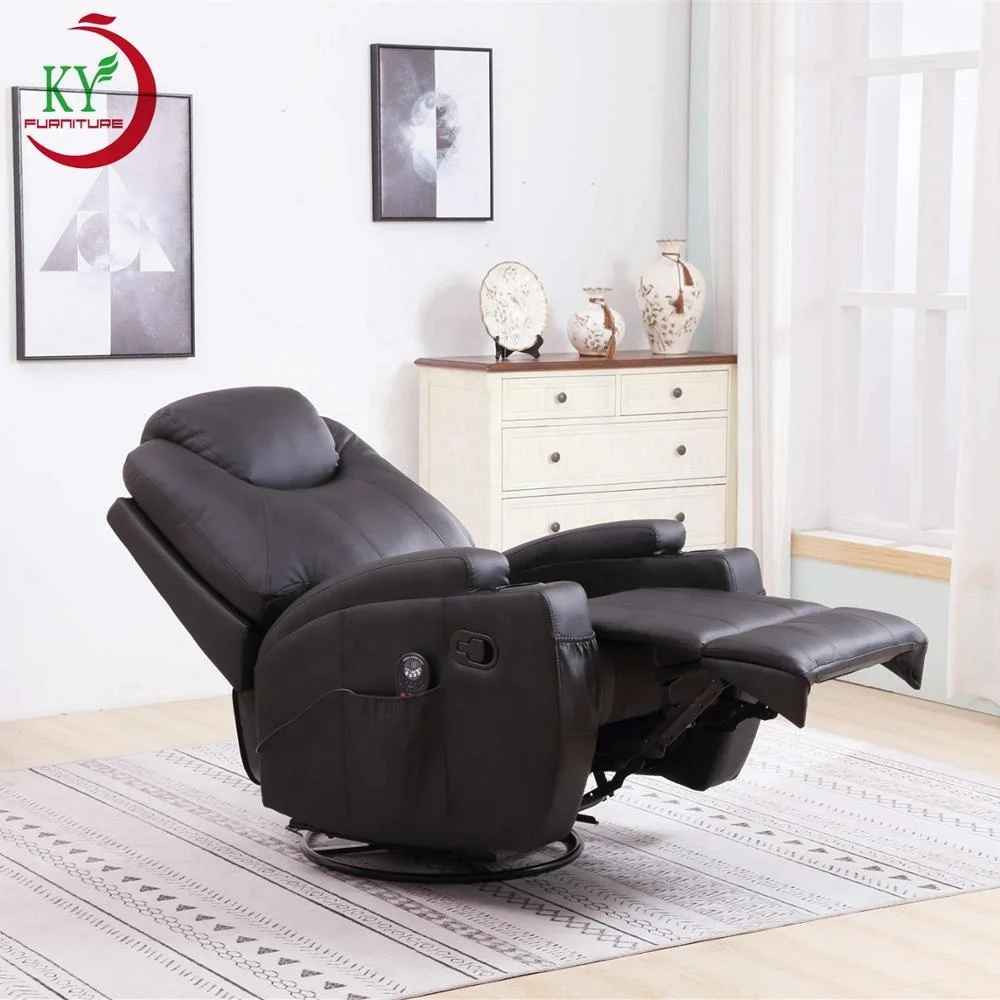 Geeksofa Modern Lazy Boy Leather Fabric Manual Rocking Swivel Recliner Chair With Massage For 1306