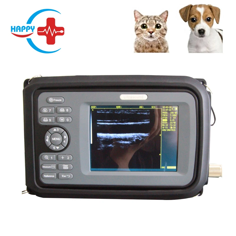 HC-A033V Advanced 5 Inch Palm Veterinary Handheld Ultrasound Scanner,Animal Portable Scanner Ultrasound