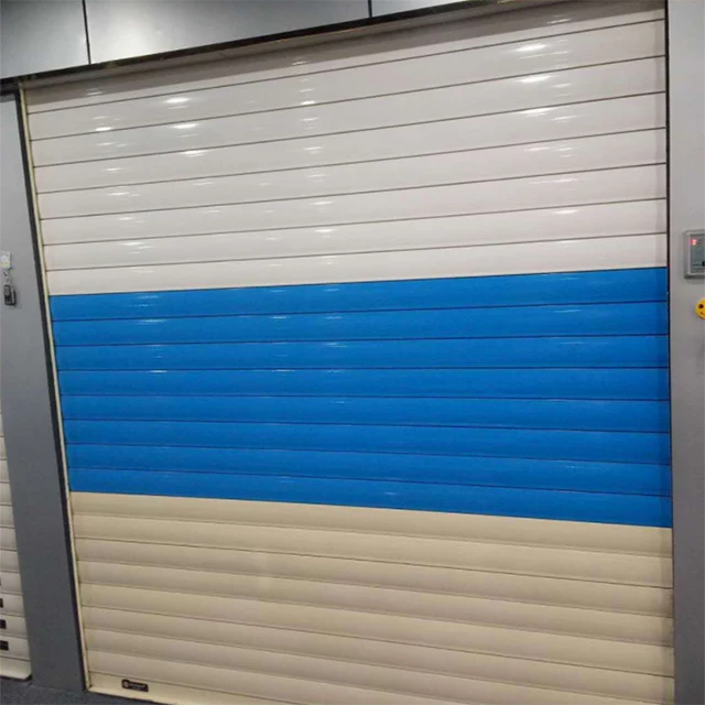 Customizable industrial store entry door factory stock industrial style door insulated roll up door manufacturer