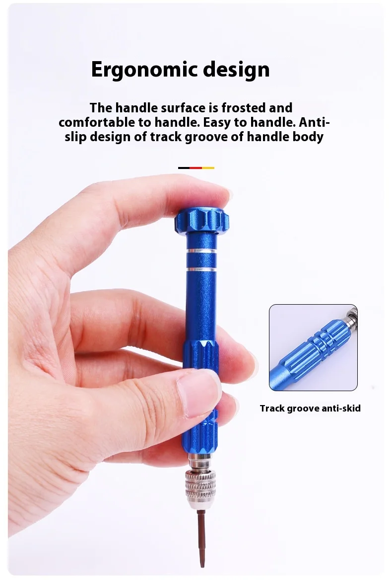 5-in-1 Industrial Grade Magnetic Multi-Function Screwdriver with Multipurpose Apple S2 Bit Mobile Phone Repair Factory Wholesale