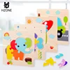 New Style Animal Puzzle Learning Resources Montessori Wood Baby Preschool Educational Kids Learning Toys