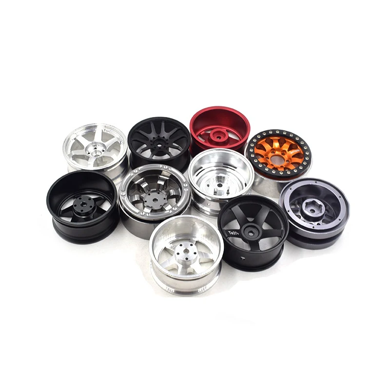 4 rebanadas de aluminio 17mm hexagonal ruedas para 1/10 trx4 90046 d90 