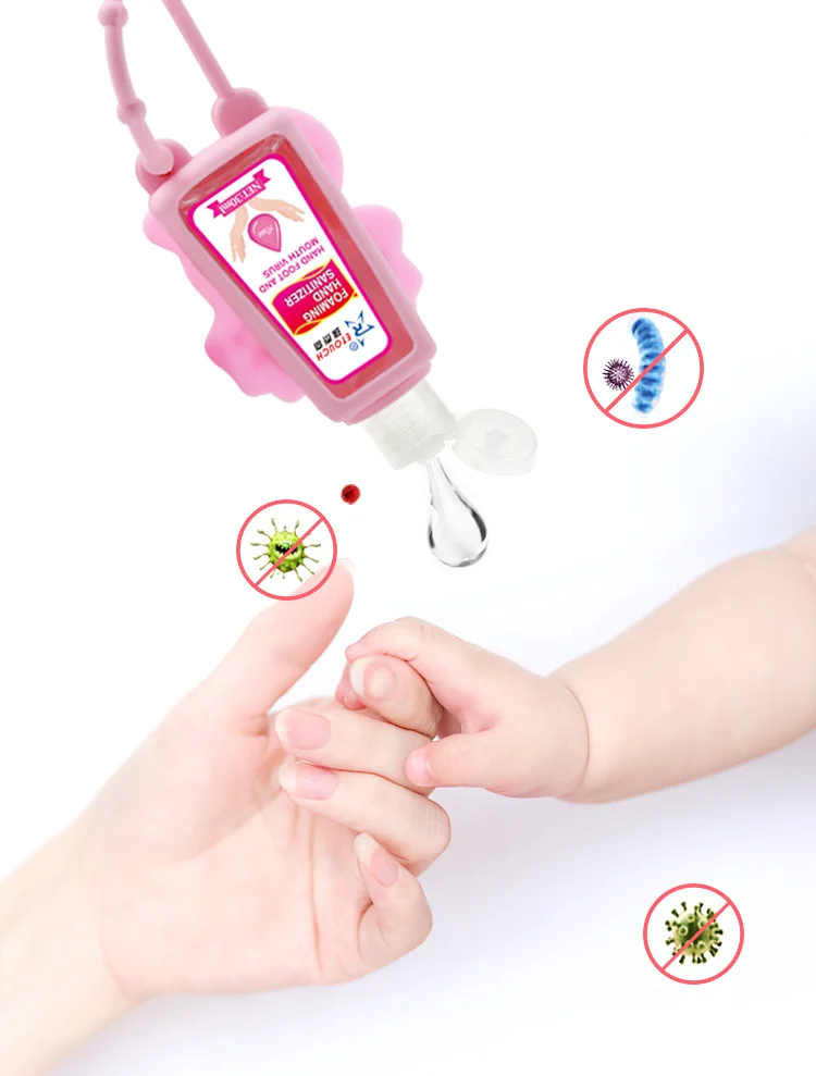 Best quality  hand sanitizer holders 30ml portable silicone  hand sanitiser