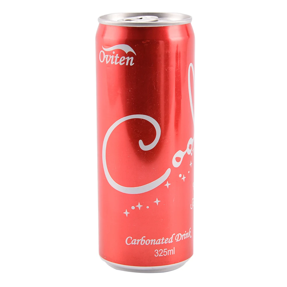 
Canned low-fat cola carbonated soft drink in aluminium can 