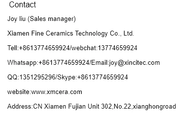 XMCERA metalized ceramic in high vacuum