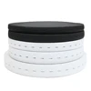 bulk 2 inch flat ballistic car seat belt button hole elastic webbing for collar