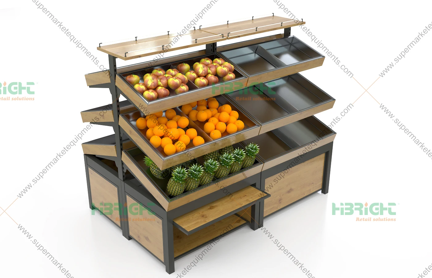 Supermarket Wooden Material Fruit And Vegetable Display Racks Buy