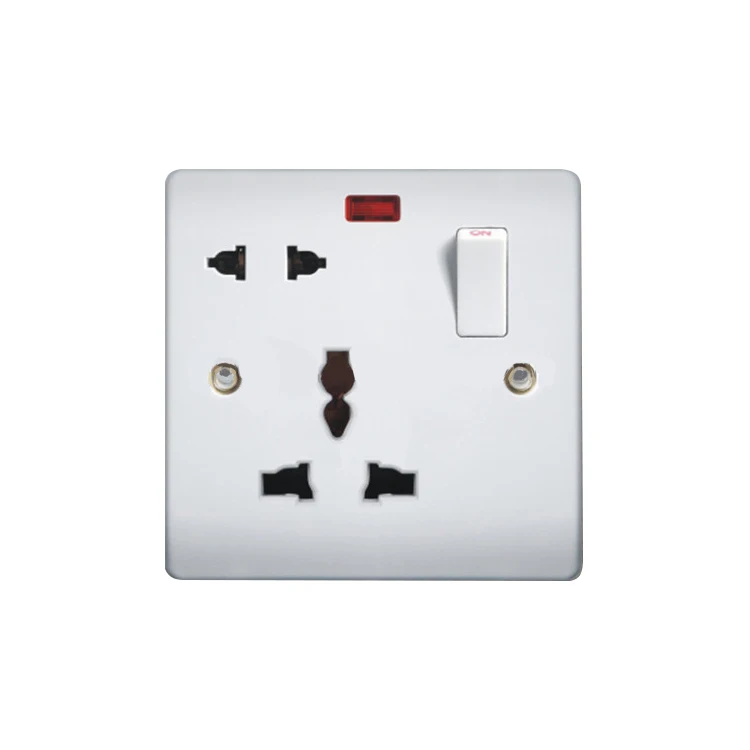 Bakelite Duplex Socket Outlet Mf Modular Universal Socket 3pin Individual Switch 13amp Switched