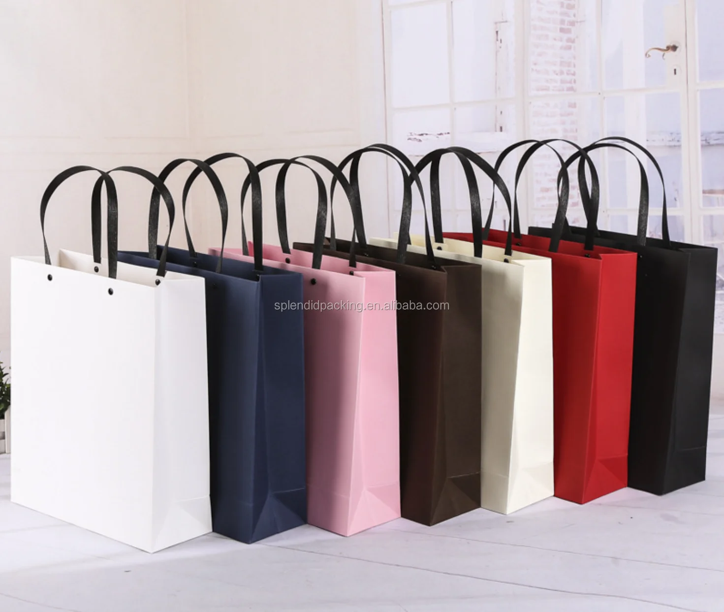 Handled Brown Printed Kraft Paper Carry Bags, For Shopping, Bag