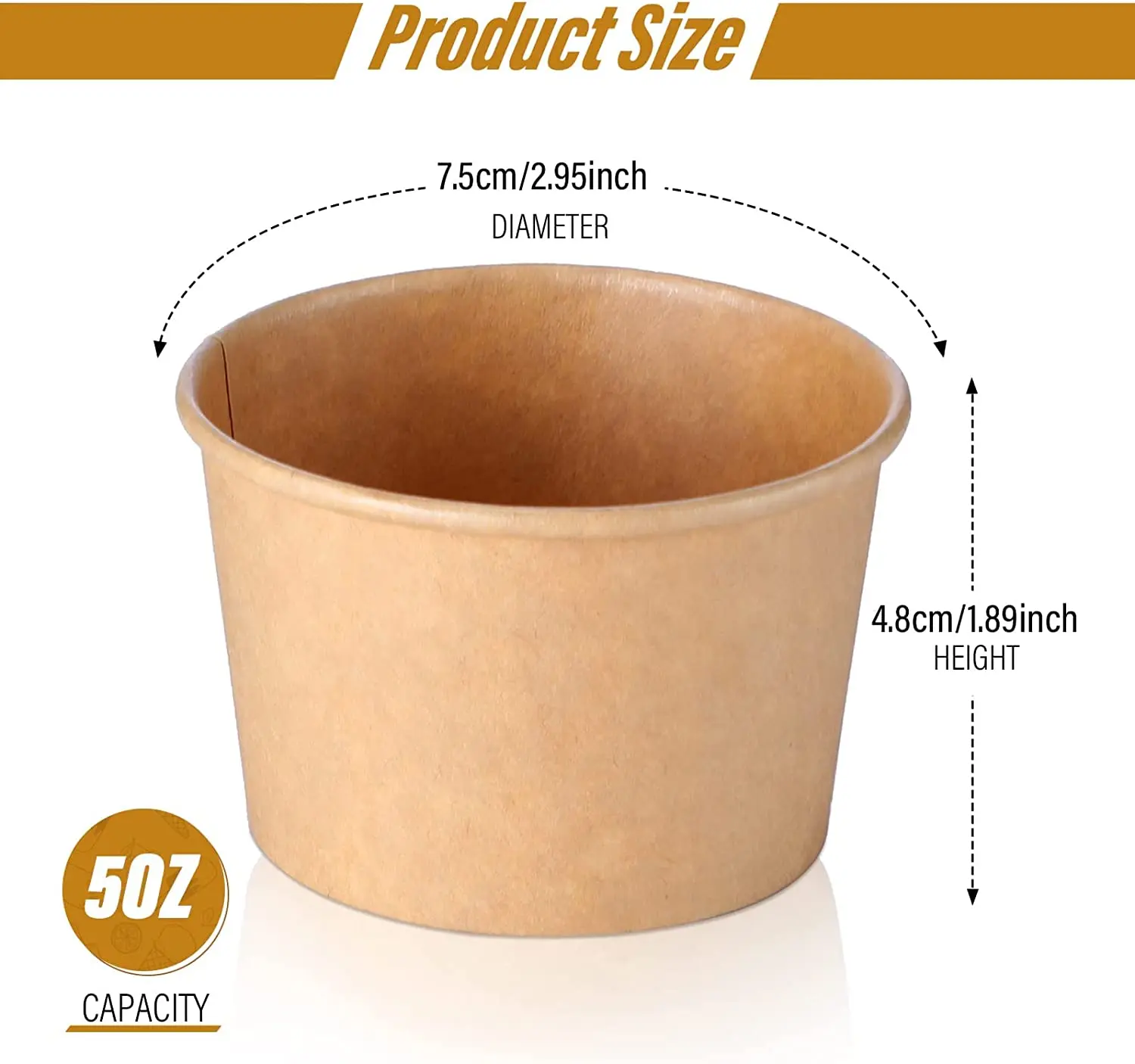 Hot Sale Rice Paper Water Bowl Chinese Noodle Paper Bowls Kraft Paper