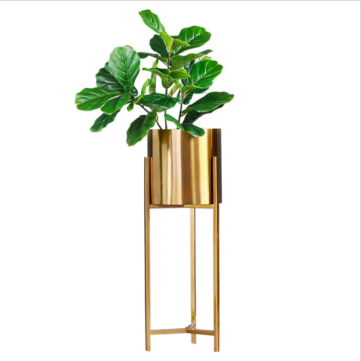 Super Large Tall Home Goods Decorative Artificial Flower Metal Floor