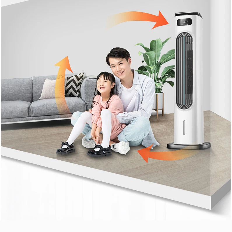 Portable Bladeless High Speed Low Power Electric Stand Fan with Cool ...