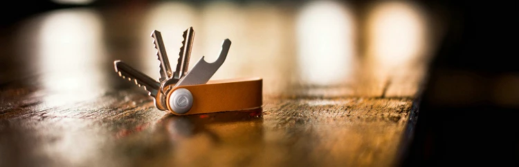 Metal leather keychain holder custom logo wholesale for car keys