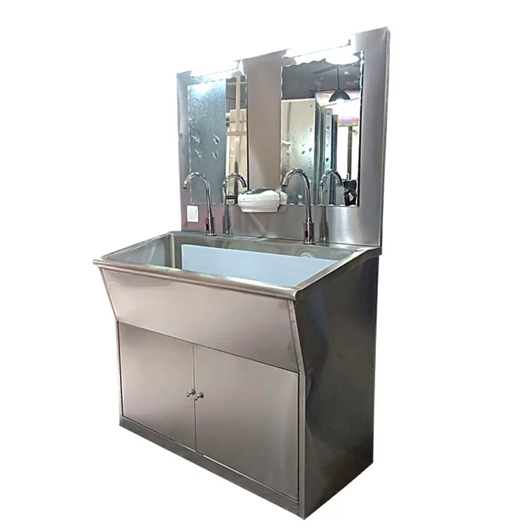 
Medical surgical scrub sinks stainless steel hand washing sink for hospital operating room 