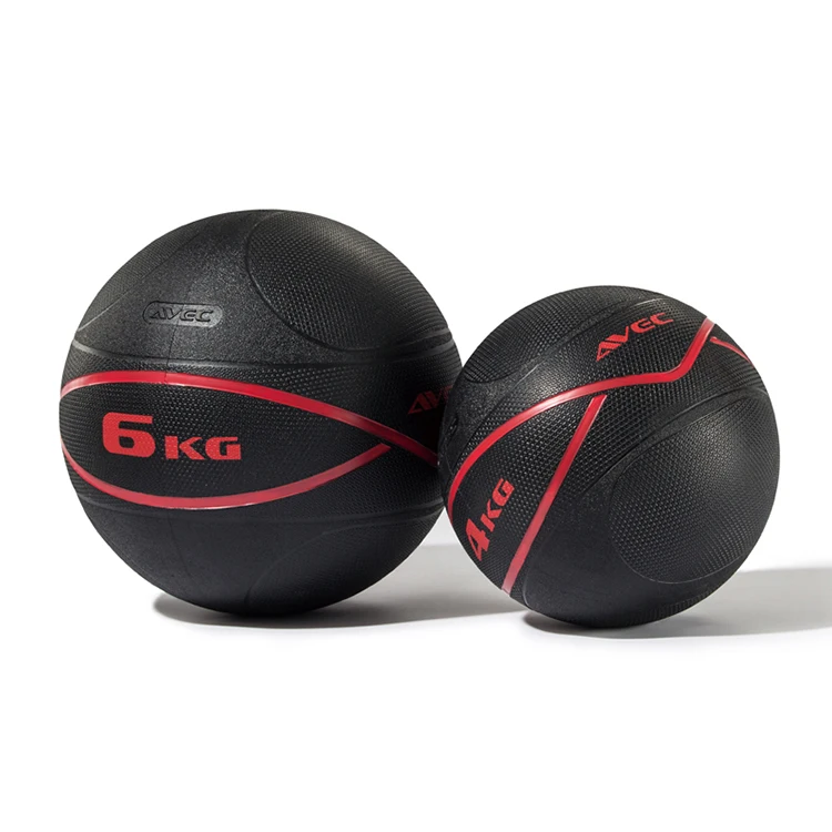 Fitness Rubber Weighted Ball Medicine Balls With Handles Gym Wall Ball