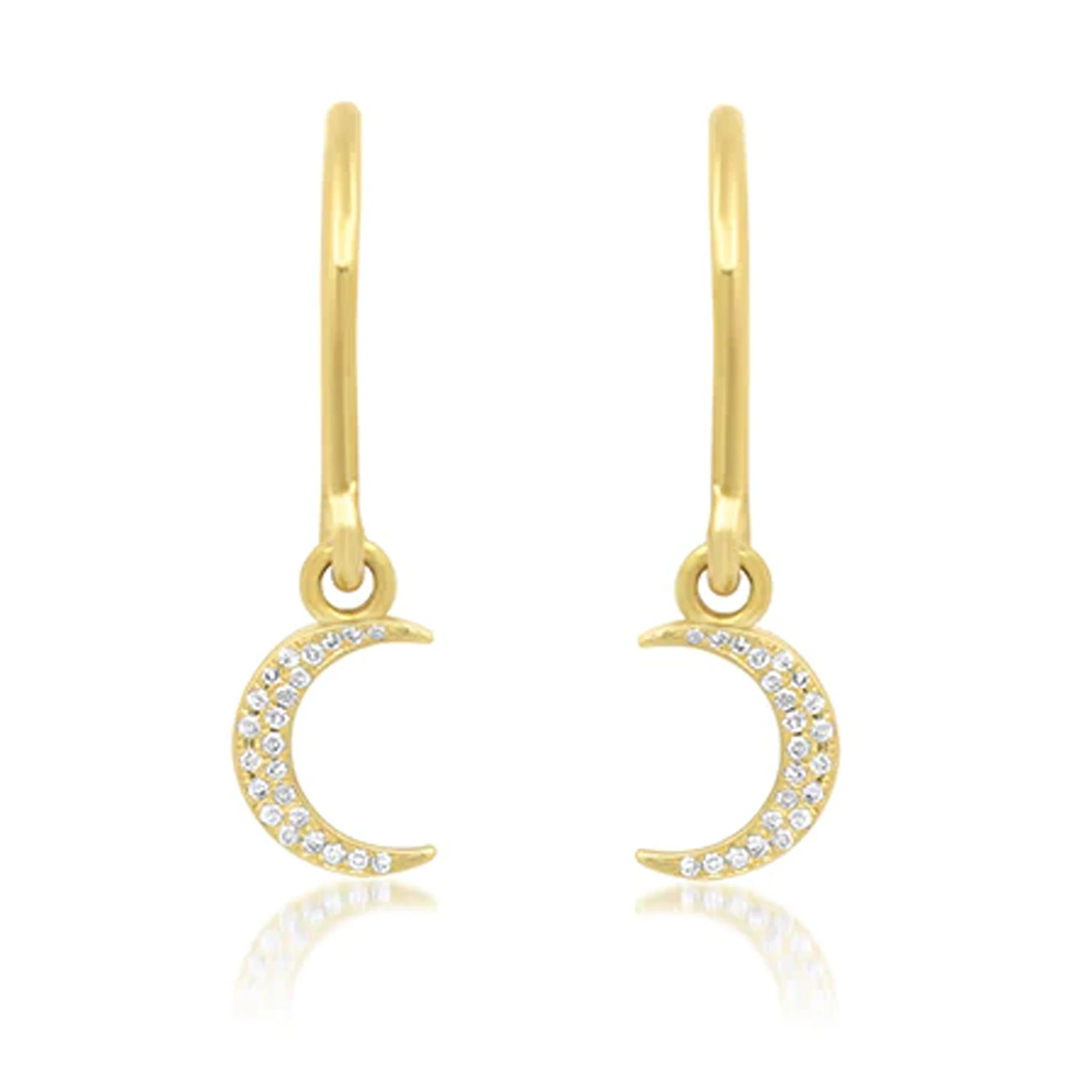 Wholesale Real 18k Gold Little Girl Earrings Fashion Elegant Earrings