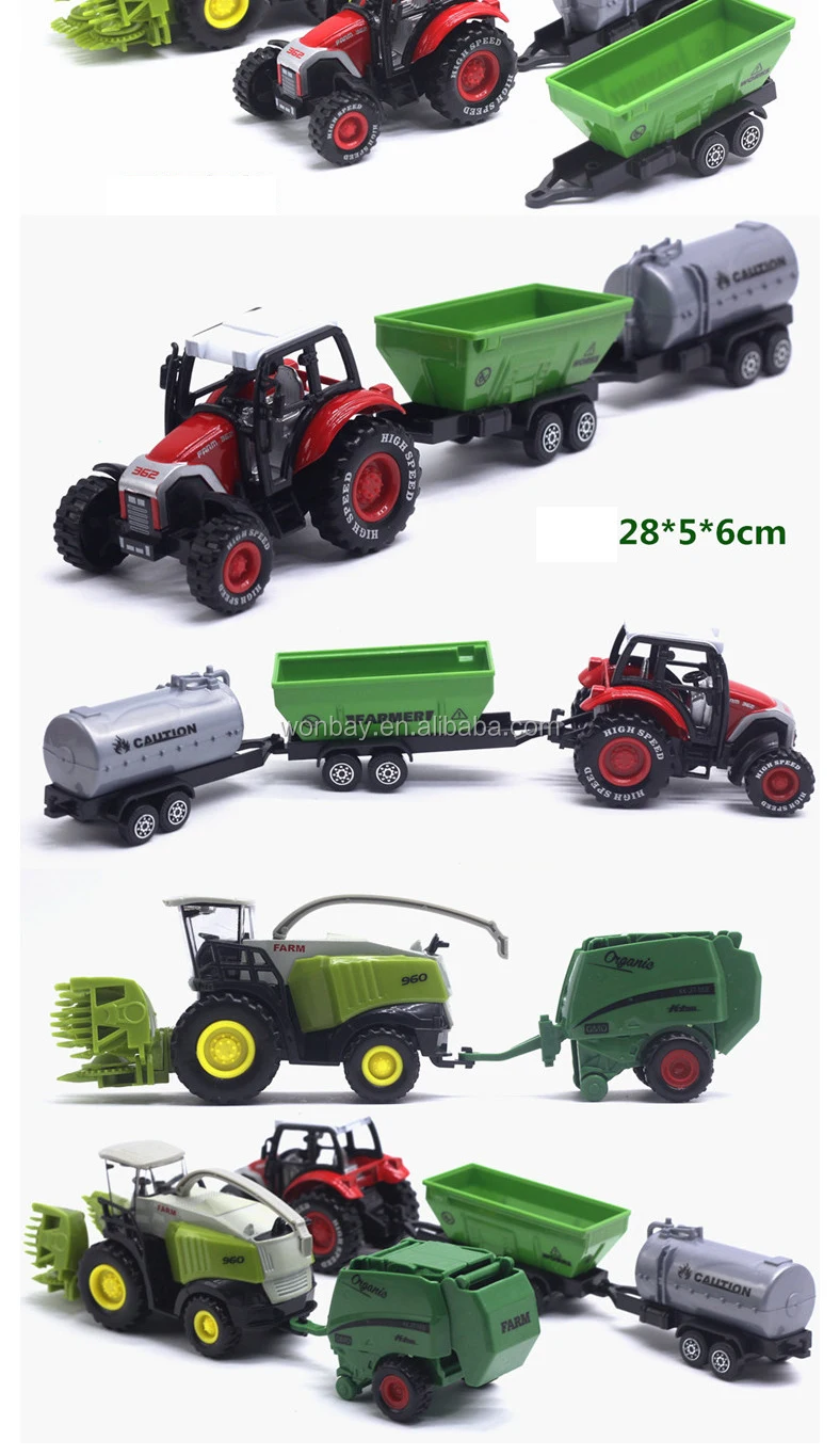 DIE CAST FARM TRUCK car toys vehicle tractor kids gift model farmer Christmas