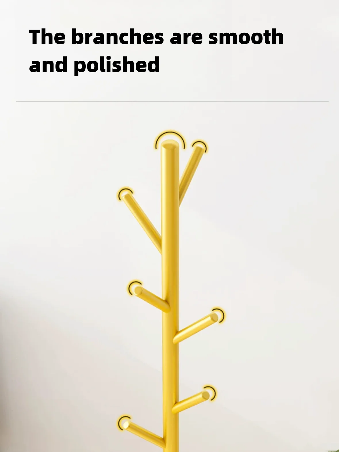 Hot Sale Standing Rack Corner Floor Tree Metal Coat Rack Stand Entryway