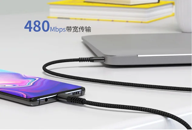 LAIMODA 60W PD 3A usb c charger cables charging cable data cable wholesale USB Cable usb - ANKUX.COM